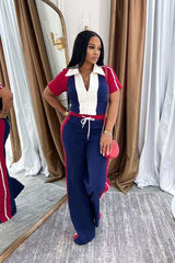 Colorblock Tracksuit Set image 0