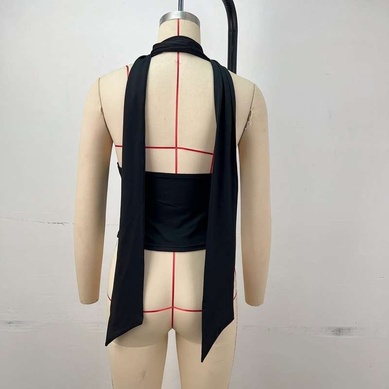 Halter Neck Crop Top image 5