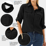 Utility Shirt with Roll-Up Sleeves image 6
