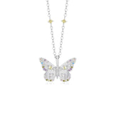 Gold Butterfly Pendant Necklace image 1