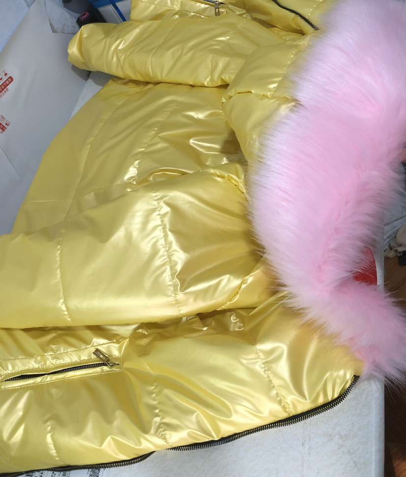 Winter Hooded Down Jacket Warm Overcoat image 8