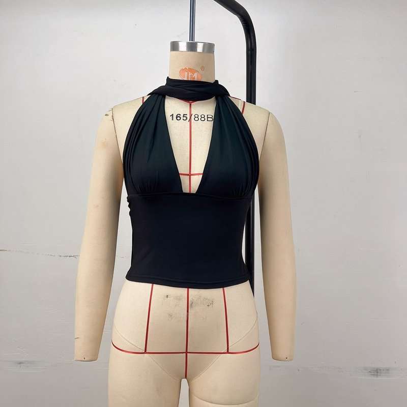 Halter Neck Crop Top image 4