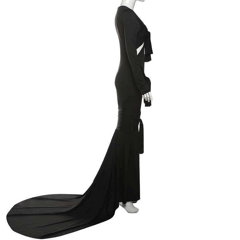 Cutout Tie-Front Gown image 5