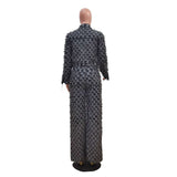 Textured Two-Piece Suit with Cropped Jacket & Wide-Leg Pants image 5