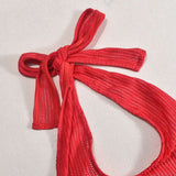 Sleeveless V-Neck Fishnet Bodysuit image 4