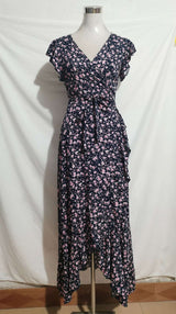 Flutter Sleeve Floral Midi Dress image 5