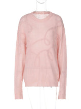 Oversized Long Sleeve  Sweater Tops image 4