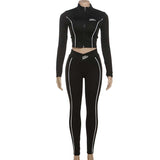 Casual Long Sleeve Legging Pants Tracksuit image 4