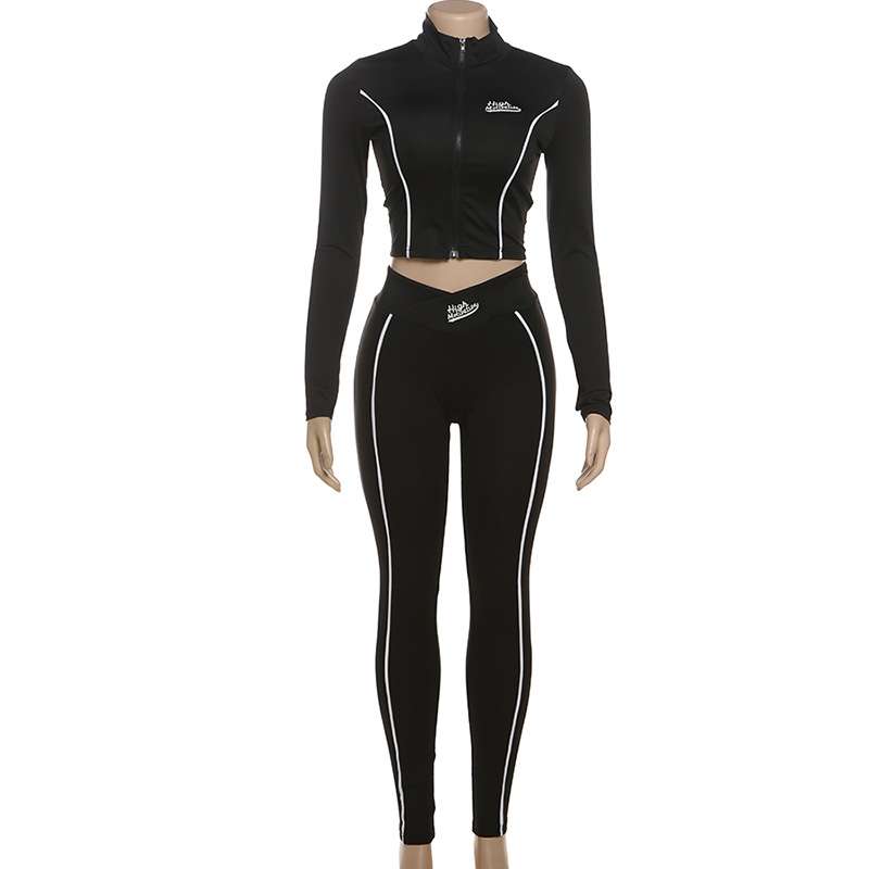 Casual Long Sleeve Legging Pants Tracksuit image 4