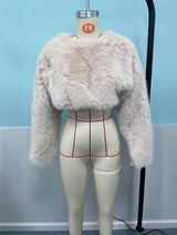 Luxurious Faux Fur Jacket image 5