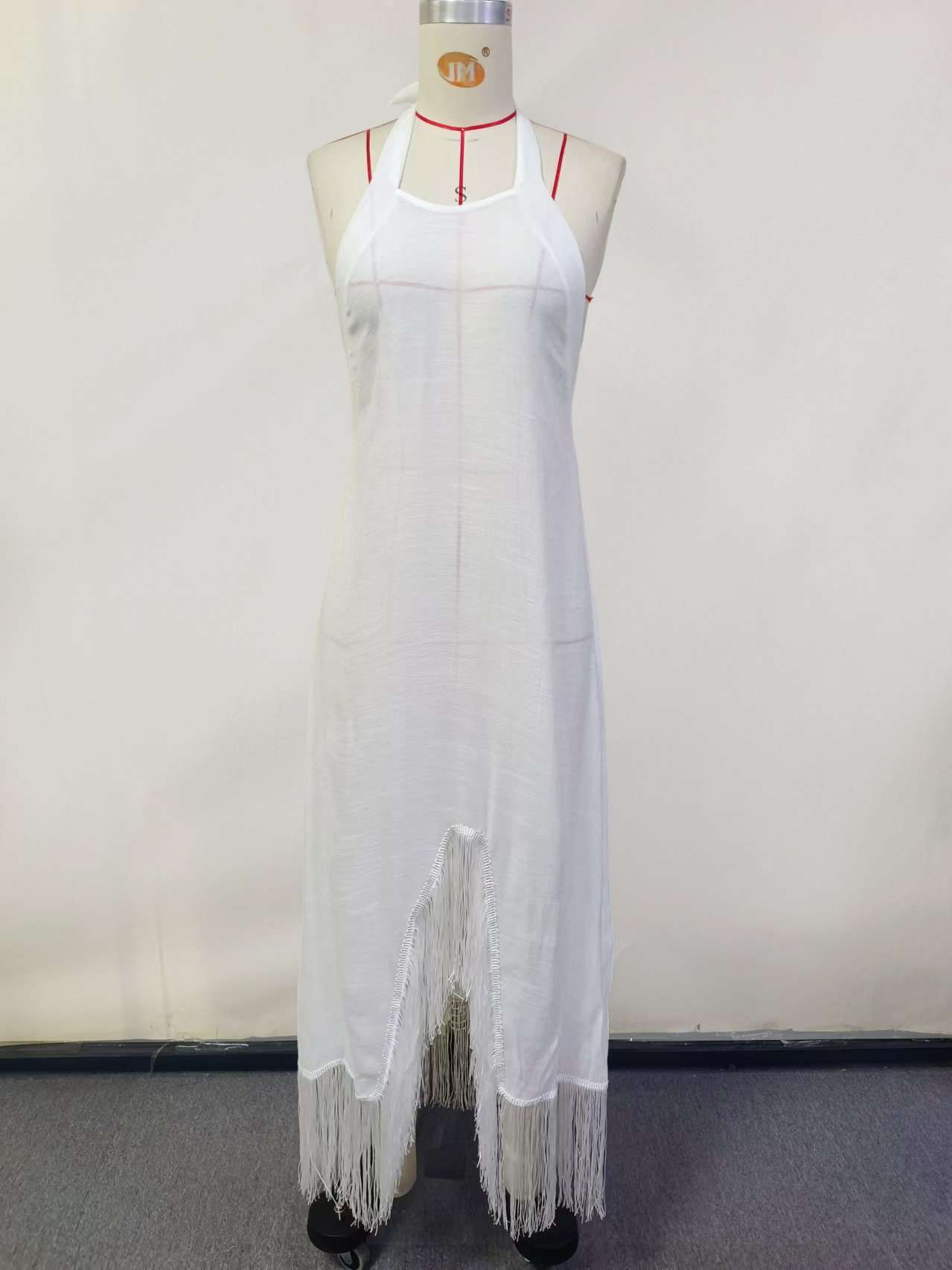 Elegant Fringe Maxi Dress image 3