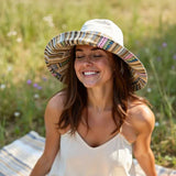 Wide-Brim Straw Sun Hat