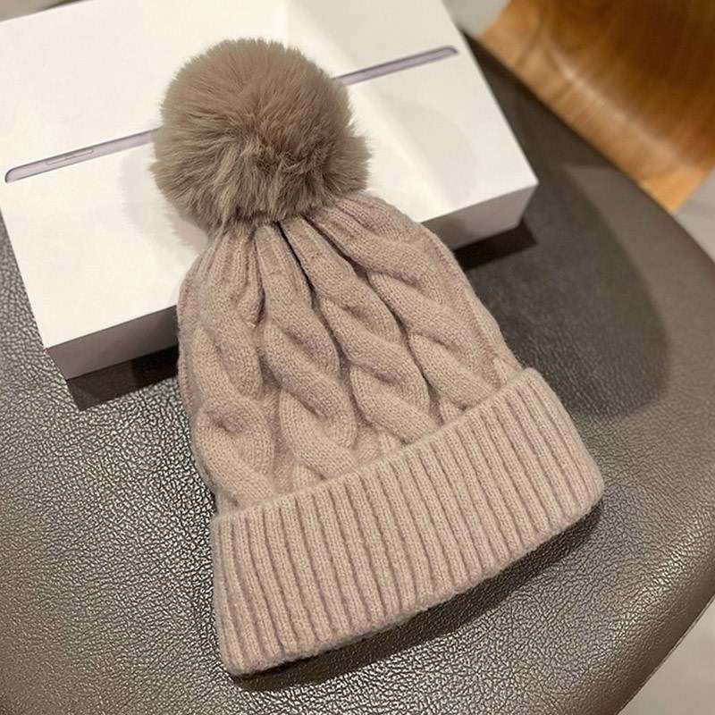 Cozy Knit Beanie with Pom-Pom