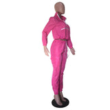 Casual Two-Piece Windbreaker Tracksuit Set image 8