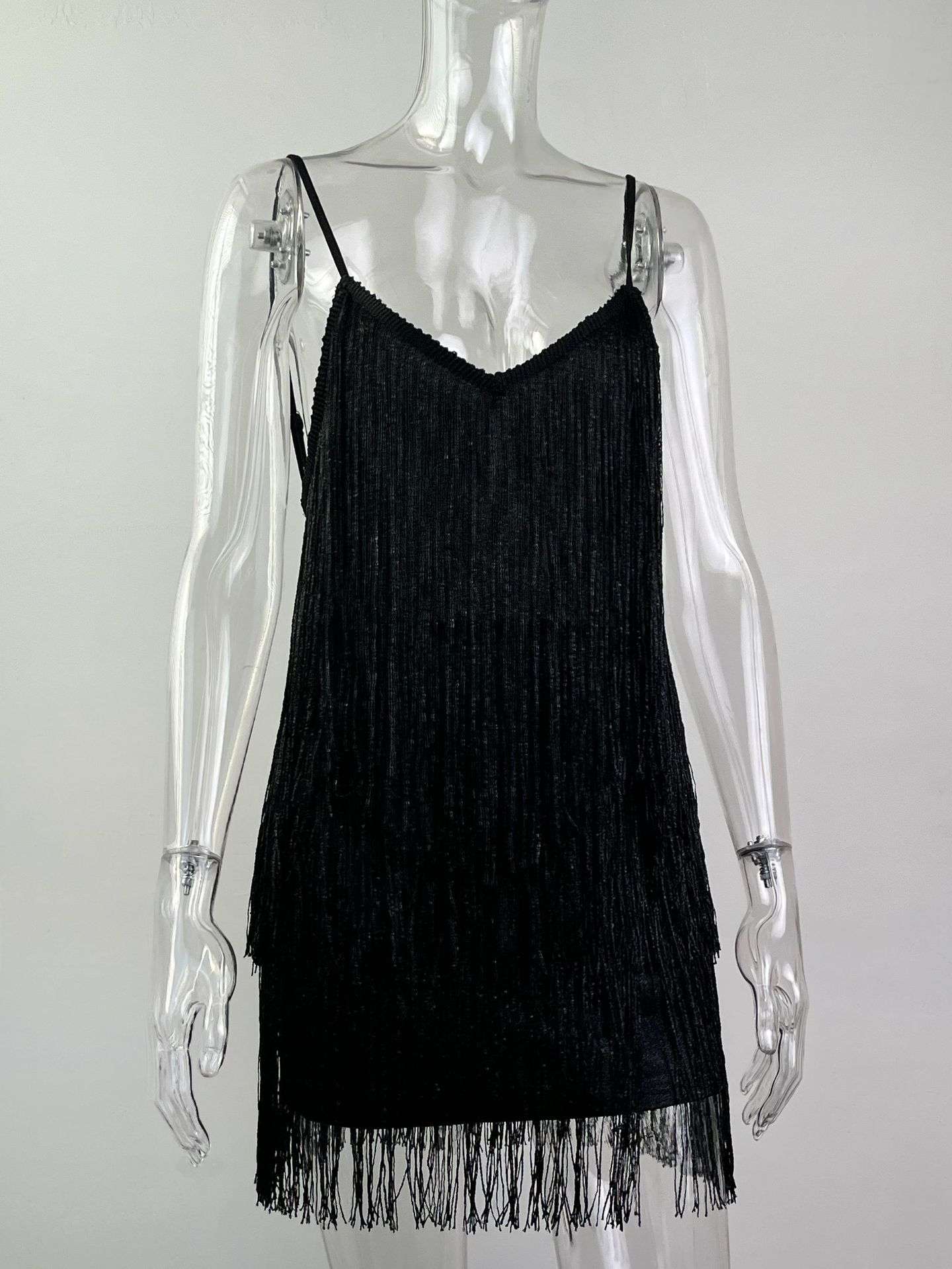 Glamorous Sequin Fringe Dress image 3