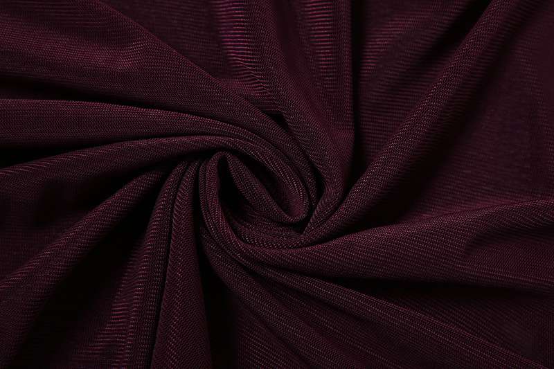 Deep V Plum Sheer Top image 3