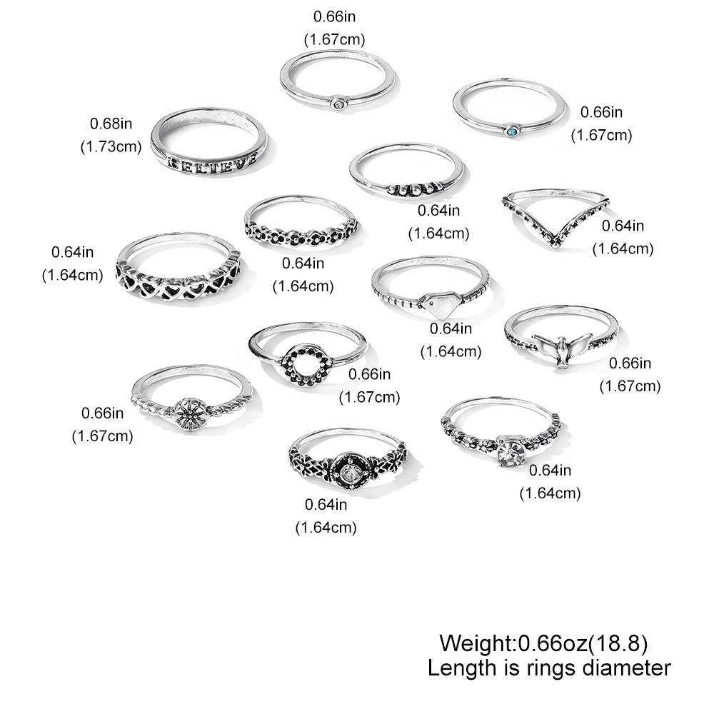 Assorted Dainty Stacking Rings image 4