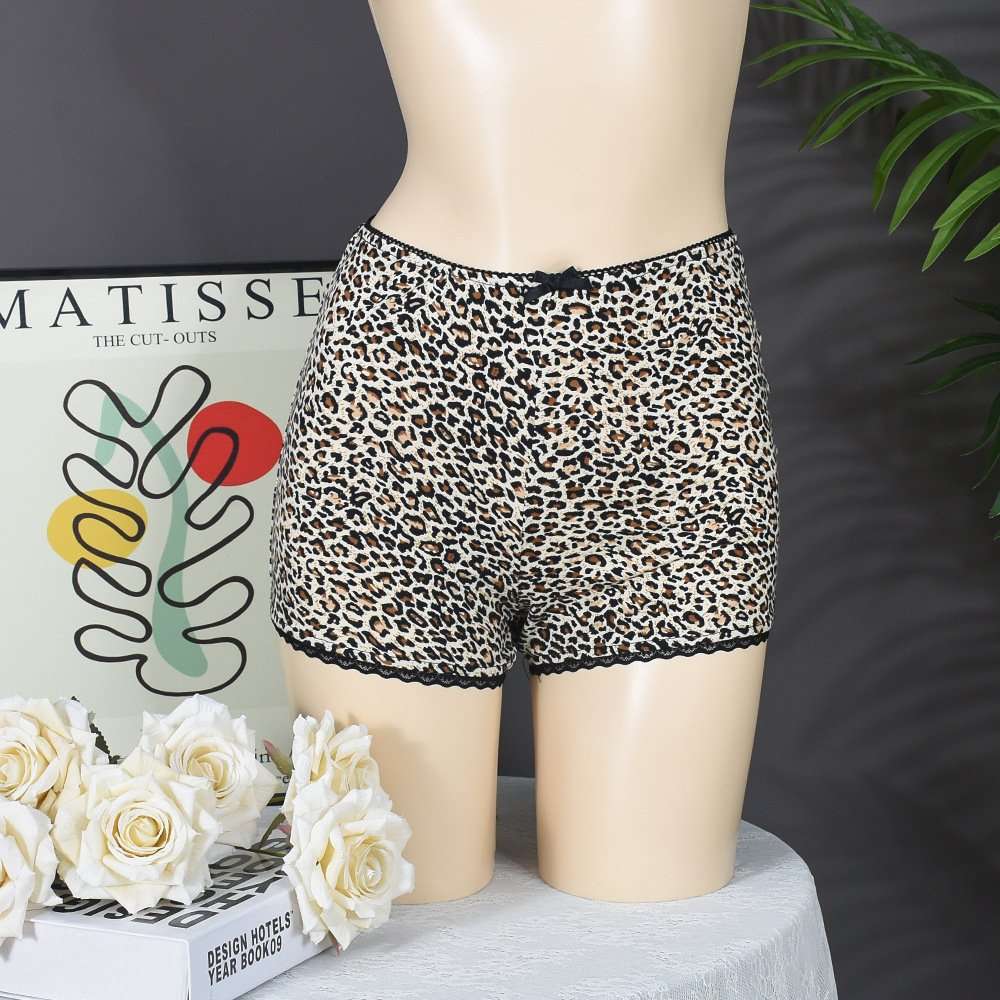 Animal Printed Low-Rise Lounge Shorts image 2