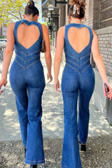 Retro Denim Diva Jumpsuit image 2