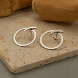 Elegant Golden Hoop Earrings image 4
