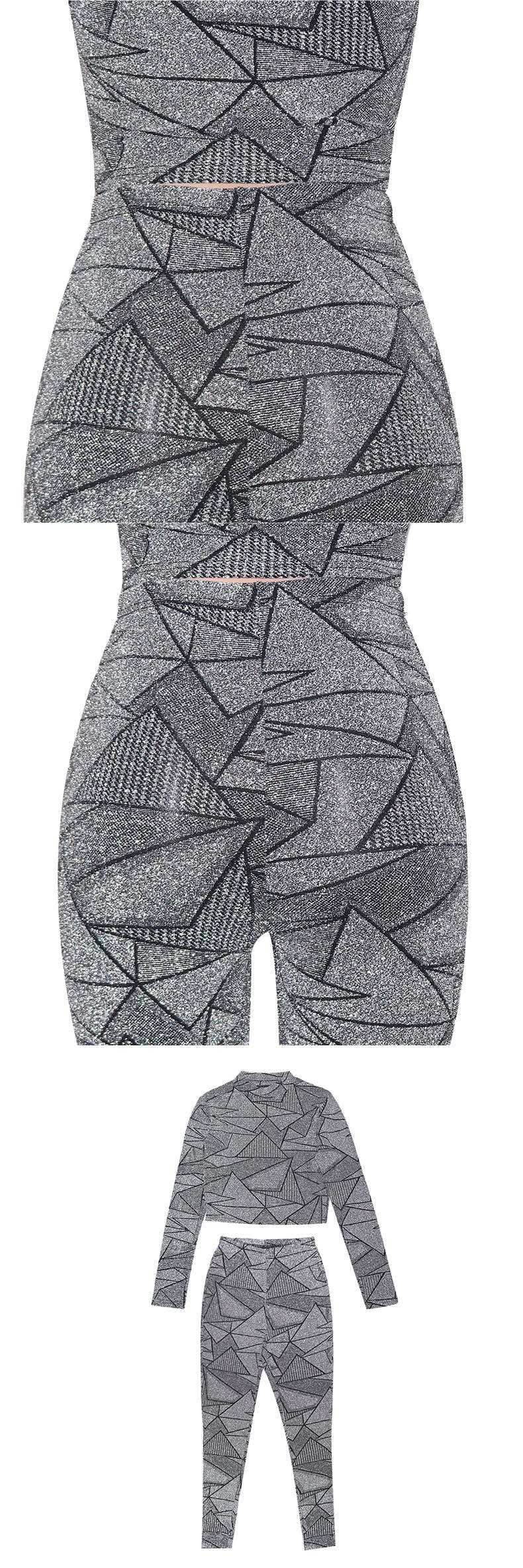 Geometric Patterned Two-Piece Set image 3