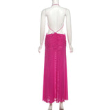 Cutout Drape Maxi Dress image 4