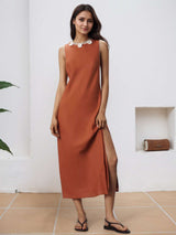 Elegant Sleeveless Maxi Dress image 3