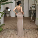 Elegant  Evening Gown with Spaghetti Straps image 2
