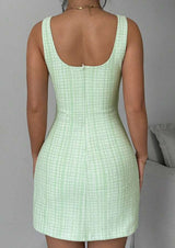 Checkered Sleeveless Dress image 6