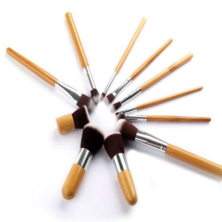 Bamboo Handle Makeup Brush Set image 2