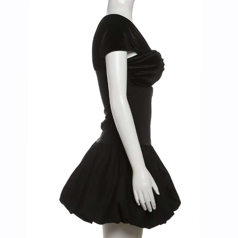 Ruched Bubble Mini Dress image 4