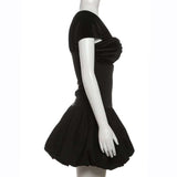 Ruched Bubble Mini Dress image 4