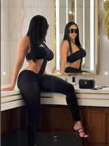 Backless Cut-Out Two-Piece Set image 2