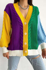 Button Down Long Sleeve Cardigan Sweater image 1