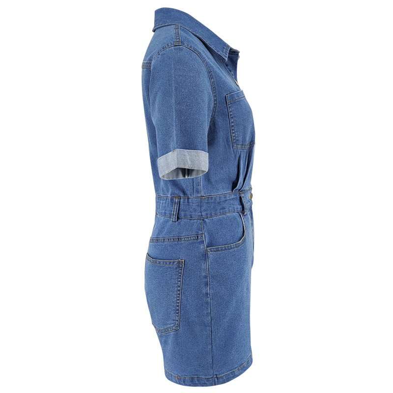 Button-Up Romper with High Waist image 4