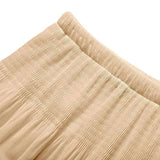 High Waist Pleated A-Line Flared Maxi Skirts image 5