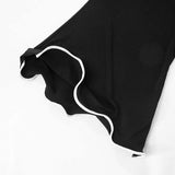 Off-Shoulder Black Bodycon Midi Dress image 6