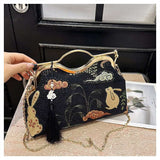 Evening Bag with Gold Chain