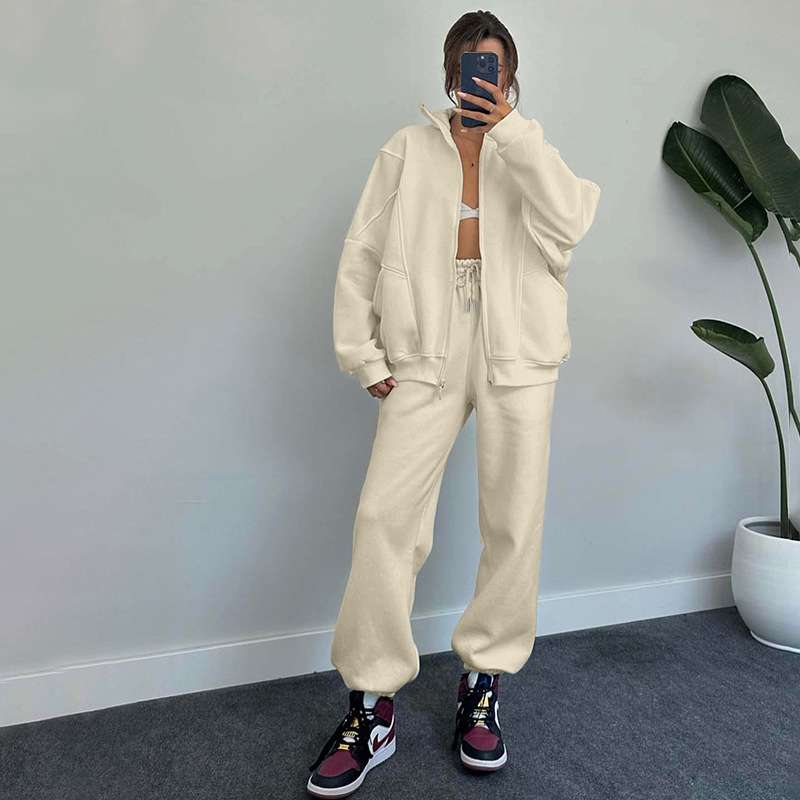 Hooded Loose Fit Sweatshirt & Joggers image 4