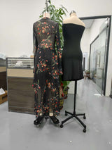 Floral Ruffle Maxi Dress image 5