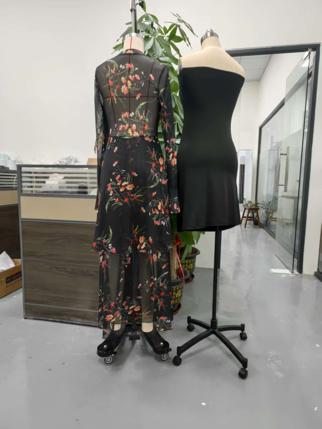 Floral Ruffle Maxi Dress image 5