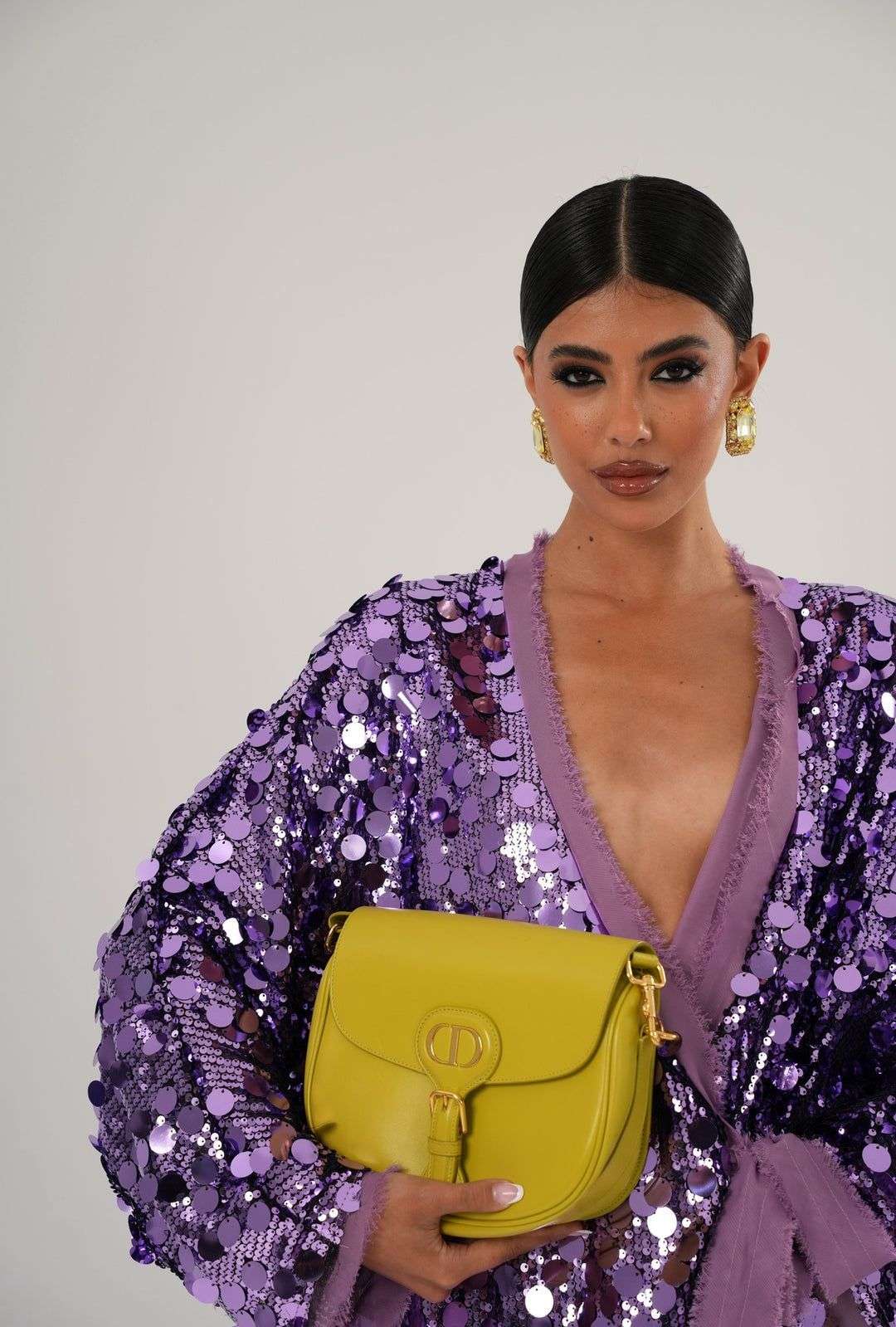 Glamorous Sequin Jacket - M, Purple image