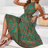 Floral Tiered Maxi Dress image 2