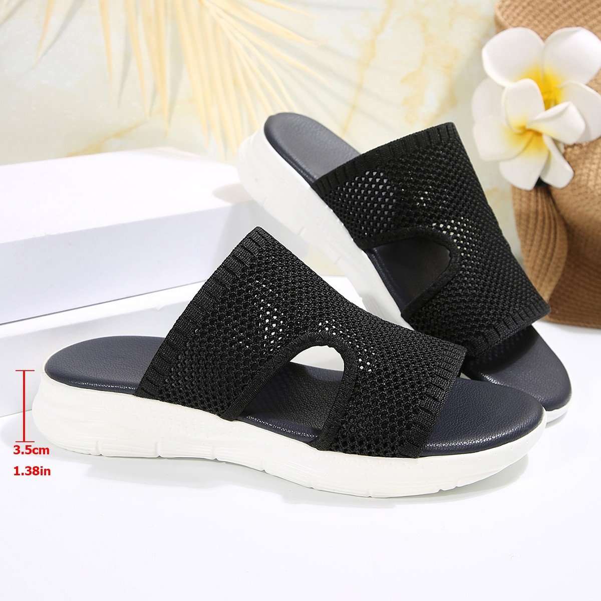 Comfy Open Toe Casual Wedge Sandals