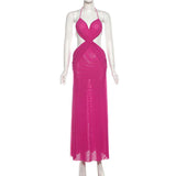Cutout Drape Maxi Dress image 3