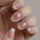 Elegant Natural Nail Art - Free Size, Pink image