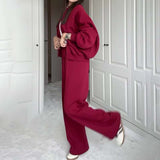 Stylish Two-Piece Tracksuit Set image 8