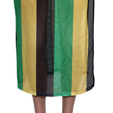 Vibrant Color Block Maxi Dress image 4