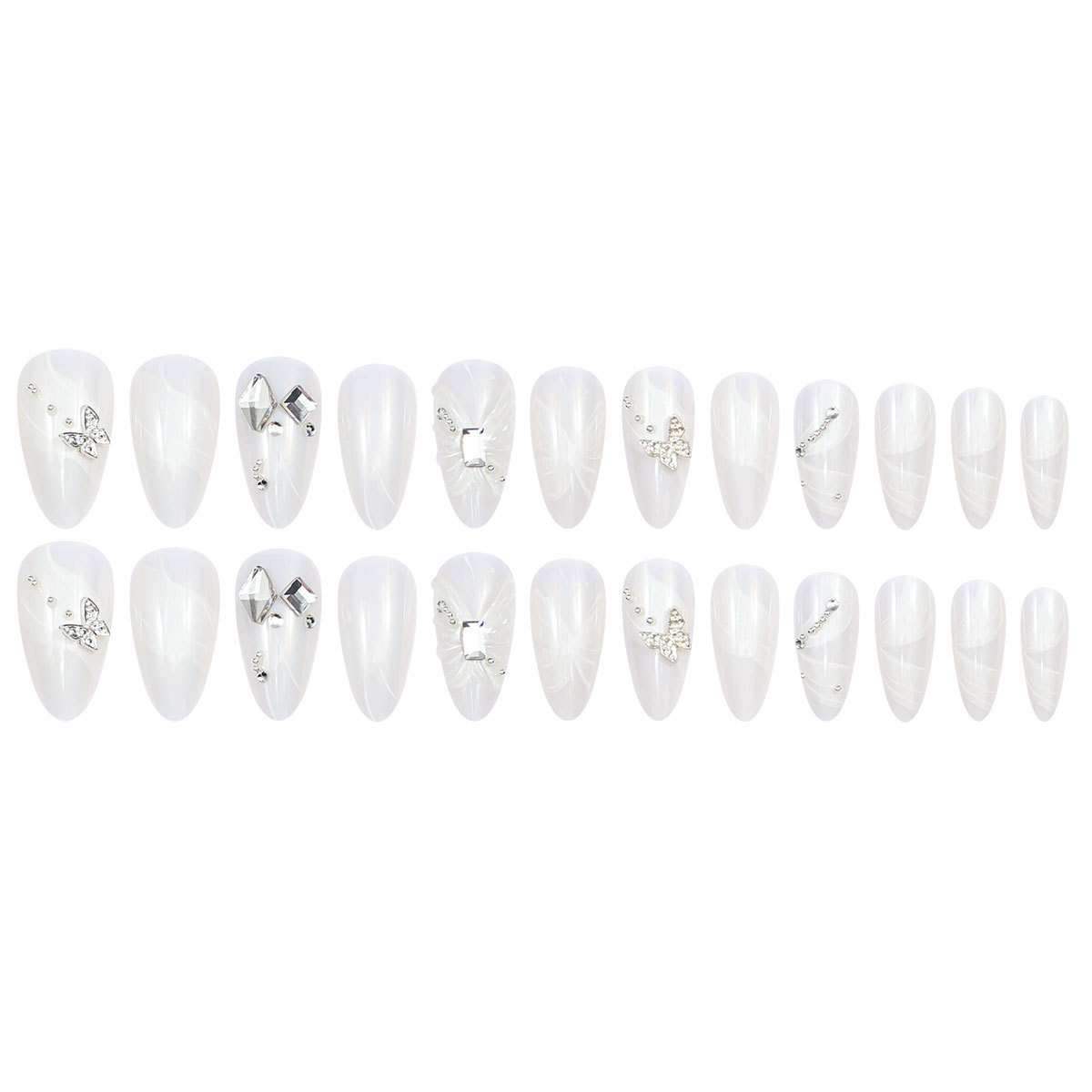 Elegant 3D Butterfly Nail Art image 4