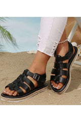 Strappy Sandals with Buckle Detail image 0